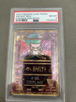 2000 Pokemon Promo Ancient Mew 2000 Movie PSA 8 NM-MT - Image 1