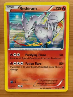 Reshiram 17/116 Holo LP - Plasma Freeze 2013 - Pokemon TCG - Image 1