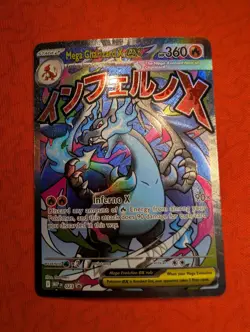 Pokemon Mega Charizard X ex 023 Me: Mega Evolution Promo Holo - Image 3