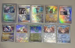 2025 Pokemon Prismatic Evolutions Poke Ball Pattern Holos Lot of 10 Cards NM - Image 1