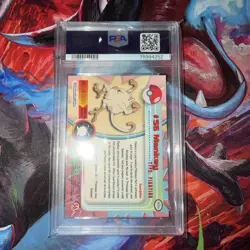 1999 TOPPS POKEMON TV #56 MANKEY PSA 4 - Image 2