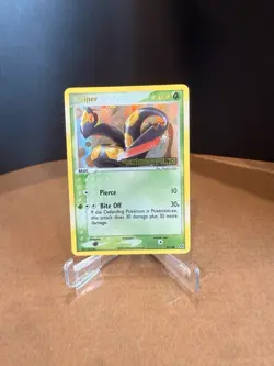 Pokemon TCG/CCG Card Seviper, 20/106, EX Emerald, Stamped Holo Rare - Image 1