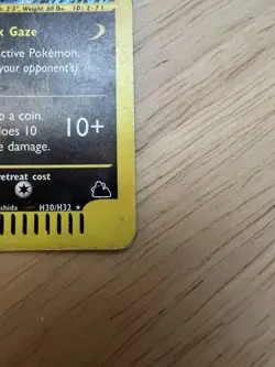 Pokemon Umbreon H30/H32 Skyridge Holo Rare HP-See photos - Image 5
