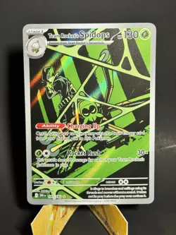 Pokemon TCG Team Rockets Spidops Card187/182 Destined Rivals NM Condition - Image 1