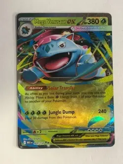 Pokemon TCG Mega Evolutions Mega Venusaur EX 003/132 NM - Image 1