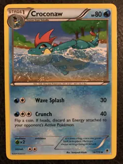 Pokemon Croconaw 16/119 Phantom Forces Uncommon LP - Image 1