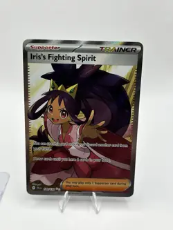 Iris's Fighting Spirit 180/159 Sv09: Journey Together Holo Pokemon - Image 1
