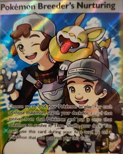 2020 Pokemon SWSH #188 FA Breeders Nurturing Darkness Ablaze PSA 10 GEM MINT - Image 2