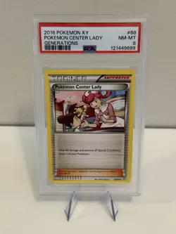 2016 Pokemon Center Lady - Generations 68/83 - Uncommon - PSA 8 - Image 1