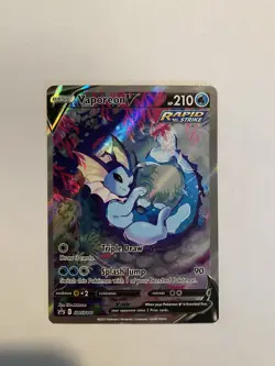 Vaporeon V SWSH181 Sword & Shield Promo Holo Pokemon TCG Card NM - Image 1
