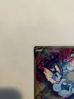 Vaporeon V SWSH181 Sword & Shield Promo Holo Pokemon TCG Card NM - Image 2