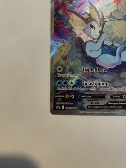 Vaporeon V SWSH181 Sword & Shield Promo Holo Pokemon TCG Card NM - Image 5