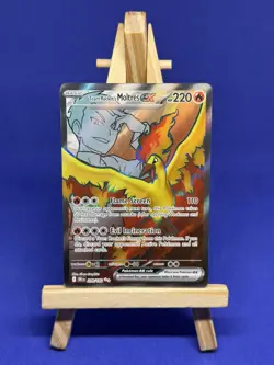 Team Rockets Moltres EX 208/182 Scarlet Violet Destined Rivals Pokemon card - Image 1