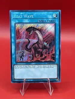 Heat Wave (Secret Rare) RA03-EN058 Quarter Century Bonanza 1st Edition - Image 1