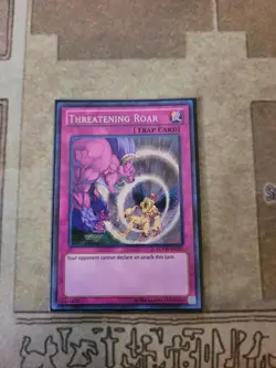 YUGIOH THREATENING ROAR LCYW-EN297 SECRET UNLIMITED ED NM - Image 1