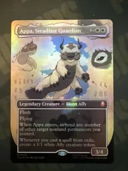 Appa Steadfast Guardian Borderless Foil 316 Avatar The Last Airbender MTG 000162 - Image 1