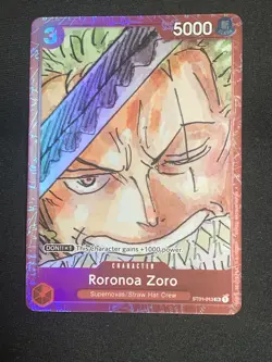 One Piece TCG Roronoa Zoro Premium Collection Film Red ST01-013 Promo Card NM - Image 1