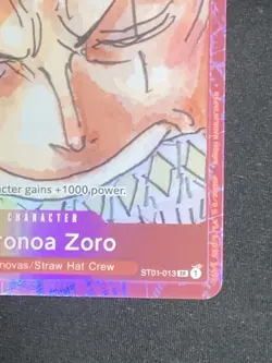 One Piece TCG Roronoa Zoro Premium Collection Film Red ST01-013 Promo Card NM - Image 5
