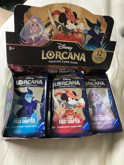 Disney Lorcana: The First Chapter Booster Box - 24 Packs Open but Have Unused 4050368981905 - Image 1
