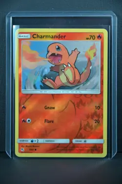Charmander 7/68 Hidden Fates 2019 Reverse Holo Foil Pokemon TCG Card - NM - Image 4