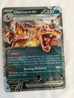 Pokemon TCG JUMBO Card Charizard Ex 196 Promo - Image 1