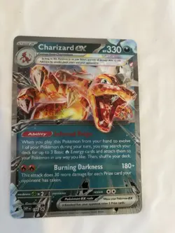 Pokemon TCG JUMBO Card Charizard Ex 196 Promo - Image 3