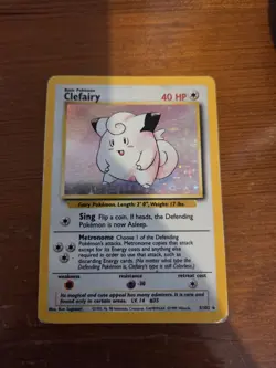 Pokemon Clefairy Holo Card 005/102 Base Set - Image 2