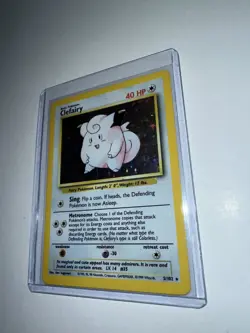 Clefairy 005/102 Base Set Holo Pokemon Card - Image 3