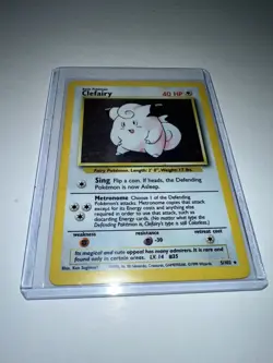 Clefairy 005/102 Base Set Holo Pokemon Card - Image 4