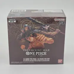 One Piece Card Game OP-02 Paramount War Booster Box English Sealed 1st Wave - Image 1
