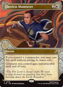 Showcase FLAWLESS MANEUVER mtg NM-M The Last Airbender Eternal 1 Rare - Image 1