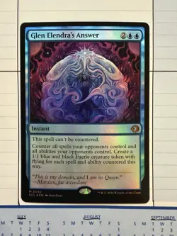 FOIL Glen Elendra's Answer - Lorwyn Eclipsed - ECL MTG - Image 1