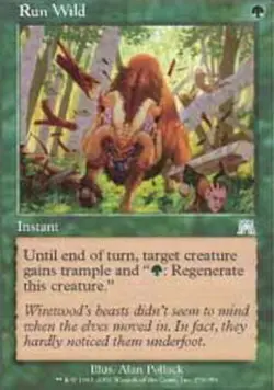 Run Wild - Foil LP, English MTG Onslaught - Image 1