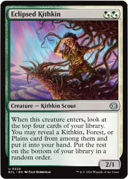 MtG Eclipsed Kithkin U 0220 Lorwyn Eclipsed Uncommon Foil - Image 1