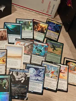 1200+ Magic the Gathering MTG bulk card lot with foils, rares, storage boxes - Image 3