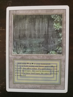MTG Bayou Revised Edition - Image 1