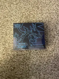 Pokemon TCG Phantasmal Flames Pokemon Center ETB In-Hand - Image 1