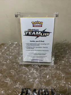Pokemon Sun & Moon Team Up Build & Battle Prerelease Box Sealed w/ Acrylic Holdr - Image 3