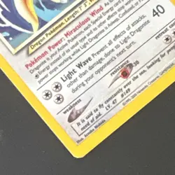 Pokemon TCG Light Dragonite Neo Destiny Holo Rare Card 14/105 Unlimited 100 HP - Image 5