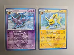 2 Card Lot Espeon 48/116, Jolteon 34/116 Plasma Freeze Black&White NM POKEMON - Image 1