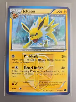 2 Card Lot Espeon 48/116, Jolteon 34/116 Plasma Freeze Black&White NM POKEMON - Image 5