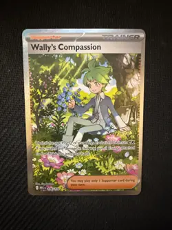 Pokemon Wally's Compassion 186/132 Me01: Mega Evolution Holo - Image 2