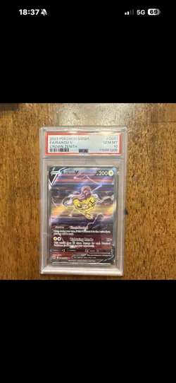Pokemon Crown Zenith Raikou V & Entei V PSA 10 Lot - 2 Cards - Image 1