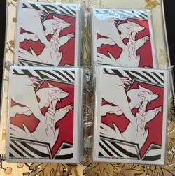 4x Pokemon TCG White Flare ETB Card Sleeves 65 Ct Reshiram - Image 1
