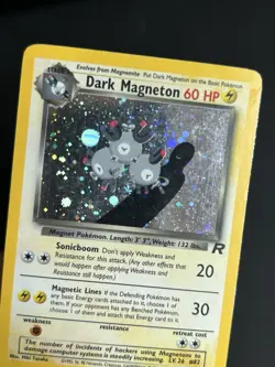 Pokemon TCG Dark Magneton 11/82 Team Rocket Holo Rare Unlimited MP - Image 3