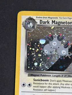 Pokemon TCG Dark Magneton 11/82 Team Rocket Holo Rare Unlimited MP - Image 4