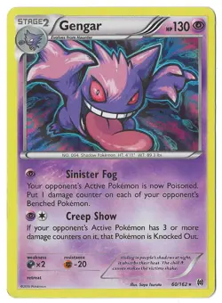 Gengar 60/162 XY Breakthrough Holo Pokemon - MP - Image 1