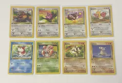 Pokemon 1st Edition Jungle 8 Card Lot LP No Duplicates - Image 1