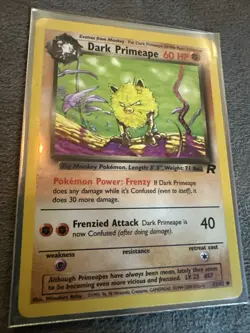 Pokemon Dark Primeape TCG Team Rocket Card 43/82 - Image 1