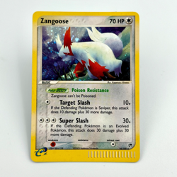 Pokemon Zangoose 14/100 EX Sandstorm Holo E-Reader 2003 - LP - Image 1